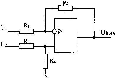 схема с операционным усилителем