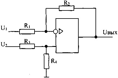 схема с операционным усилителем