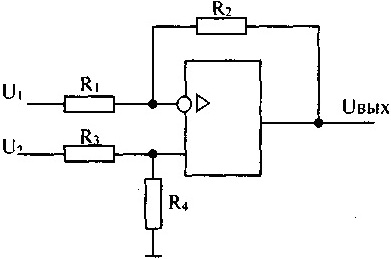 схема с операционным усилителем
