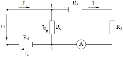 схема соединения элементов электрической цепи