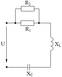 схема соединения элементов электрической цепи