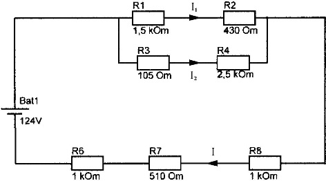 схема соединения резисторов с источником ЭДС