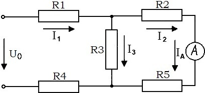 схема соединения элементов электрической цепи