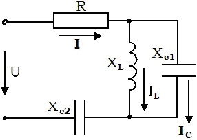 схема соединения элементов электрической цепи