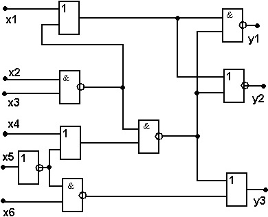 Схема с логическими элементами