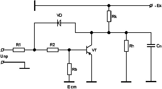 схема ключа на биполярном транзисторе