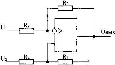 схема с операционным усилителем