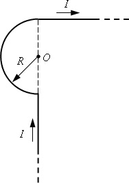 длинный провод изогнут так, как это показано на рисунке