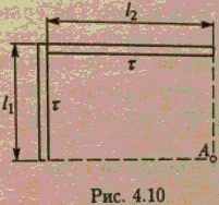 заряженные стержни соединены под прямым углом