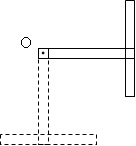 Маятник в виде буквы Т