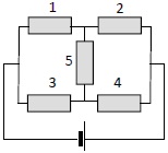 схема соединения элементов электрической цепи