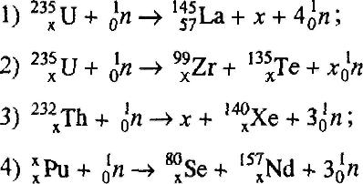 ядерные реакции с неизвестным элементом