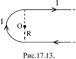 проводник с током имеет вид, показанный на рисунке