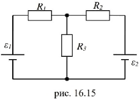 схема соединения элементов электрической цепи
