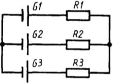 схема соединения элементов электрической цепи