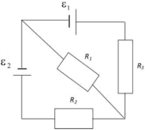 схема соединения элементов электрической цепи