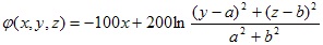 выражение для φ