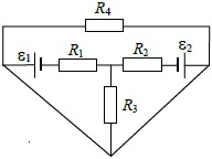 схема соединения элементов электрической цепи