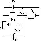 схема соединения элементов электрической цепи