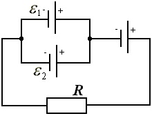 схема соединения элементов электрической цепи