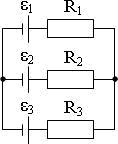 схема соединения элементов электрической цепи