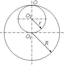 Из тонкого однородного диска радиусом R вырезан круг радиусом r