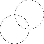Обруч отклонили из положения равновесия на угол 90° и отпустили