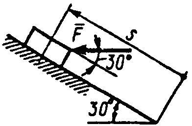подъем тела по наклонной плоскости