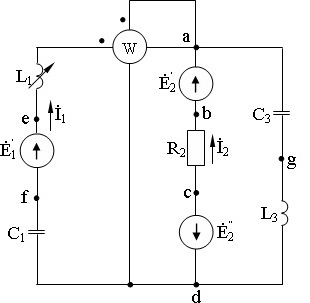 схема соединения элементов электрической цепи