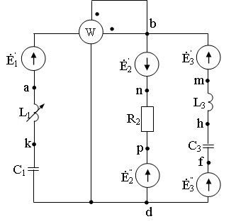 схема соединения элементов электрической цепи