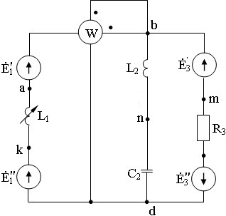 схема соединения элементов электрической цепи