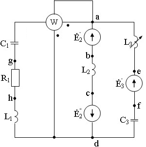 схема соединения элементов электрической цепи