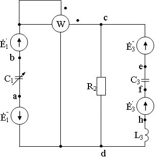 схема соединения элементов электрической цепи