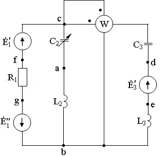 схема соединения элементов электрической цепи