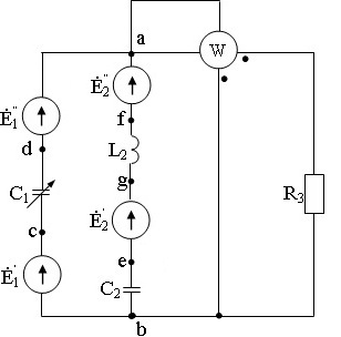 схема соединения элементов электрической цепи