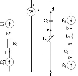схема соединения элементов электрической цепи