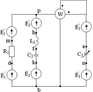 схема соединения элементов электрической цепи