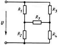 схема соединения элементов электрической цепи