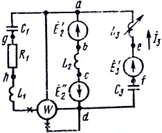 схема соединения элементов электрической цепи