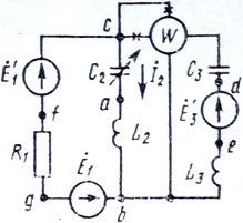 схема соединения элементов электрической цепи