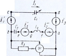 схема соединения элементов электрической цепи