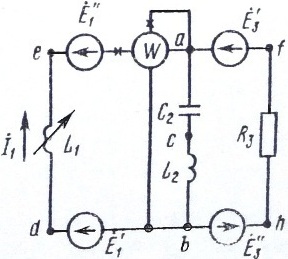 схема соединения элементов электрической цепи