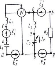 схема соединения элементов электрической цепи