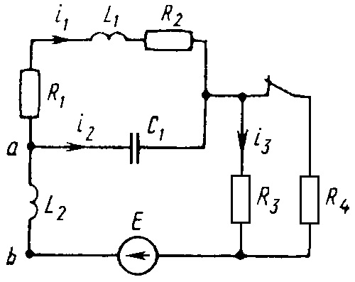 схема соединения элементов электрической цепи