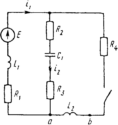 схема соединения элементов электрической цепи