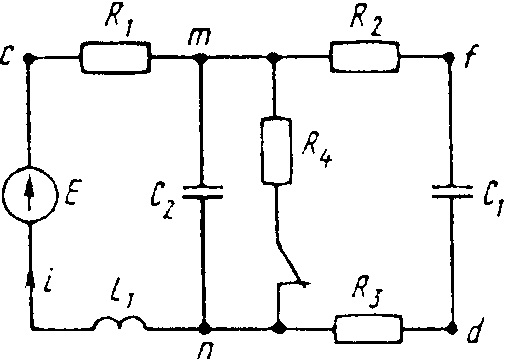 схема соединения элементов электрической цепи