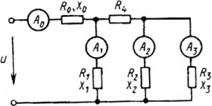 схема соединения элементов электрической цепи