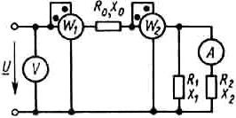 схема соединения элементов электрической цепи