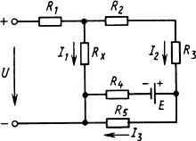 схема соединения элементов электрической цепи
