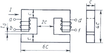 магнитная цепь с воздушным зазором
